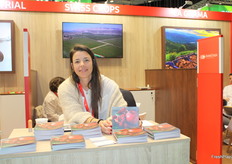 Cristina Obregon de Swiss Crops. Exportadores de granadas de Perú.