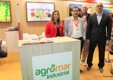 Agromar Industrial con Michelli Celi, Esteban Alvarez,  Luis Tuesta y Alfredo Remy en el stand de Perú.