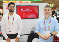 Amir Said y Juan Pablo Caballero, representando a Qima.