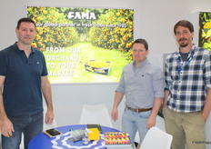 Equipo de Fama de Argentina, represenado por César Panozzo, Juan Carlos Rojo y Nahuel Lavino