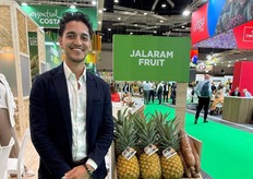 Jalaram Fruit con Kenneth Chaverri, exportadores de Piña de Costa Rica