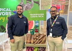 Tropifoods (Costa Rica) con Joshua Guerrero (Gerente operativo) y Edgar Medina (Gerente comercial), exportadores de yuca, malanga y otros tuberculos