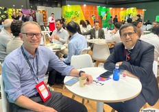 Gerd Burmester gerente de Agrovalue y Joan Manuel Barrena de Promperú en España