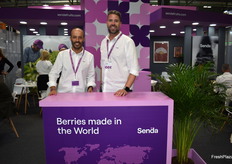 José María Jiménez y José Manuel Molina, en el stand de Senda.