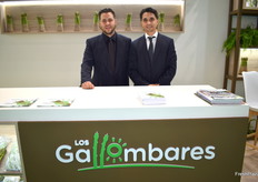 José Ángel Delgado y Francisco Delgado, en el stand de Los Gallombares, especialistas en espárrago verde.