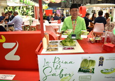 Stand de El Dulze, con degustaciones de su lechuga snack.