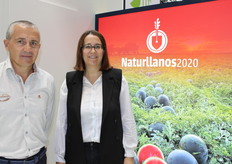 Gustavo Almarcha gerente y Alicia Almarcha administración de Agrollanos.