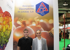 Marcos Llorens, RRPP. Santiago Llorens, gerente de Asociación Exportadores de Patata.