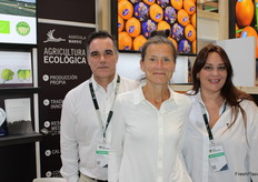 José Carlos Villareal, comercial. Eva Hernández, calidad de Agrícola Marvic.
