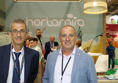 Ricardo Pérez comercial y compras. Pascual Blanco, director comercial Hortamira.