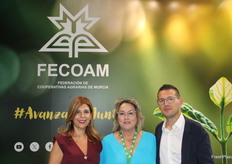 Loli Mondéjar, secretaria. Lidia Pérez, técnico. Juanjo Arenas, técnico de Fecoam.