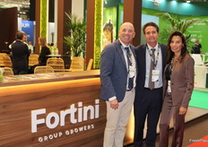 Rafa Martínez, gerente. Javier García, director comercial. Rebeca Sánchez, marketing de Fortini.
