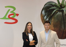 Juan Francisco Castillo, dirección comercial. Encarna Rodríguez, comercial de Biosabor.