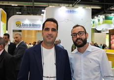 Elías Fernández, comercial. Antonio Molina, comercial de Costa de Almería.