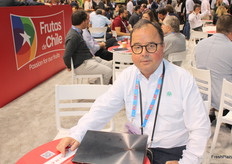 Luis Ahumada de la Exportadora Los Olmos, producto uvas.