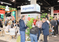 Stand de Argentina.