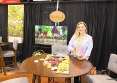 Julia Mattos, gerente de marketing de Kuará. Exportadores de uva de Brasil