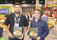 Mateo Sánchez y Carlos Leal de TropiFresh de Colombia
