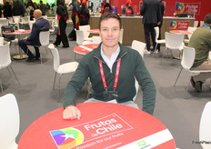 Martín Toro, gerente comercial de San Clemente, exportadores de manzanas, cerezas, uvas,  arándanos y mandarinas de Chile.