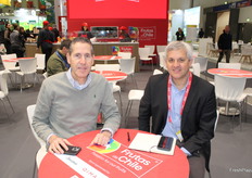 Visitante Alfred de Jong de Dutoit Europe y Cristián Ureta de la empresa chilena Exser.