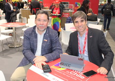 José Manuel Valderrama, CEO de ARM (Logístico de riesgo) y Rodrigo Baeza de UCC (Cargo y Logística) de Chile