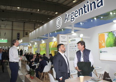 Stand de Argentina.