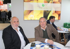 Germán Raimondi, director general y Sebastián Maris de la empresa Argentina Cauquen.