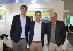 Agustín Martínez Zuccardi, Juan Manuel Martínez Zuccardi y Jorge Martínez, representantes de la empresa Arbolar