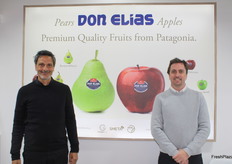 Damian Zetone y Santiago Lyons de la empresa Fruit World.