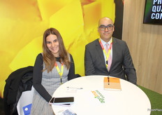 Michelli Celi y Alfredo Remy de la empresa Agromar Industrial de Perú