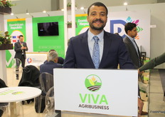 Manuel Enrique Castillo de la empresa Viva Agribusiness, en el Stand de Rep. Dominicana.