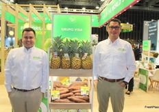 Max Paniagua y Jorge García del Grupo Visa.