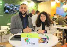 Carlo Londoño y Sara Areiza de Jardín Exotics.