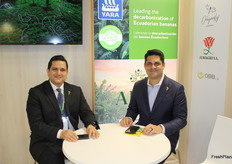 José Antonio Hidalgo director ejecutivo y Jorge Encalada presidente de AEBE.