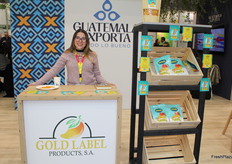 Milena Alessandra de la empresa Gold Label de Guatemala.