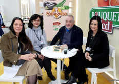 Isabel Medina, directora comercial de Anecoop Polska, Maite Vidal, gestora de ventas de Anecoop, Xavier Juvillà, director de Pla d’Escarp y Elisenda Casals, directora comercial de la zona del Valle del Ebro en Anecoop.