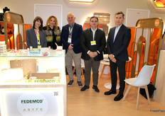 Equipo de Fedemco, la Federación Española del Envase de Madera y sus Componentes.


