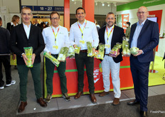Representación de la empresa murciana Gregal, en el stand de Difrusa.