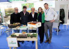 
Oliver Lange, Manuel Báez, Federico Lehman, Lilli Lehman y Björn Kleiminger, de Ecoverfruta.

