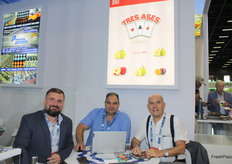 Andrés Fernández, Gabriel Bohigues y Enrique Grisanti, representantes de las Tres Ases de Argentina
