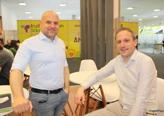 Marijn Kruidenier de Greenfruit y Gerrit Quartel de Polder Export, empresas holandesas