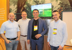 Marijn Kruidenier de Greenfruit, Gerrit Quartel de Polder Export, Fabricio Torres de la empresa Torres y Javier Lopez de Kiwiworld
