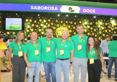 Equipo de Itaueira, representado por Aryan Schut, empresa especialista en melones