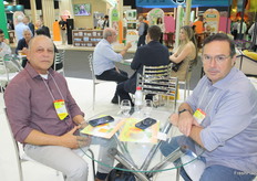 Joõ Monoel Da Silveira, director de PromoExpo y Guilherme Moraes, secretario del Departamento Estatal de Agricultura, Ganadería y Pesca de Brasil