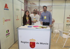 Irene Pastor de Fruit Attraction Sao Paulo, Luis Contreras de la Regíón de Murcia y Jorge Jimenez de Ifema