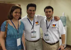 De izquierda a derecha: María Elvira Pombo, Presidenta de Proexport-Colombia; Juan Gabriel Pérez, Oficina Comercial de Proexport en Madrid; Alvaro Concha, Oficina Comercial de Proexport en Italia.