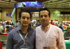 Antonio Pina Castillo y Adrian Pina Castillo, representantes de K Enterprise Ltda C.I., exportadores de frutas y verduras de Colombia