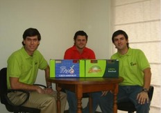 De izquierda a derecha: Alejandro García-Huidobro, Gerente General; Tomás Correa, Gerente Comercial; Joaquín Tagle, Gerente Producción