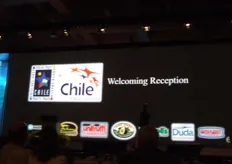 Uno de los eventos principales fue la bienvenida ofrecida por Chile.