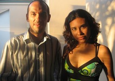 Juan Carlos Rivera, gerente de la APEM y Eliana Guzman , responsables de la organización del evento.